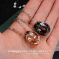 Professional jewelry factory price necklace circle necklaces necklace with circle pendant